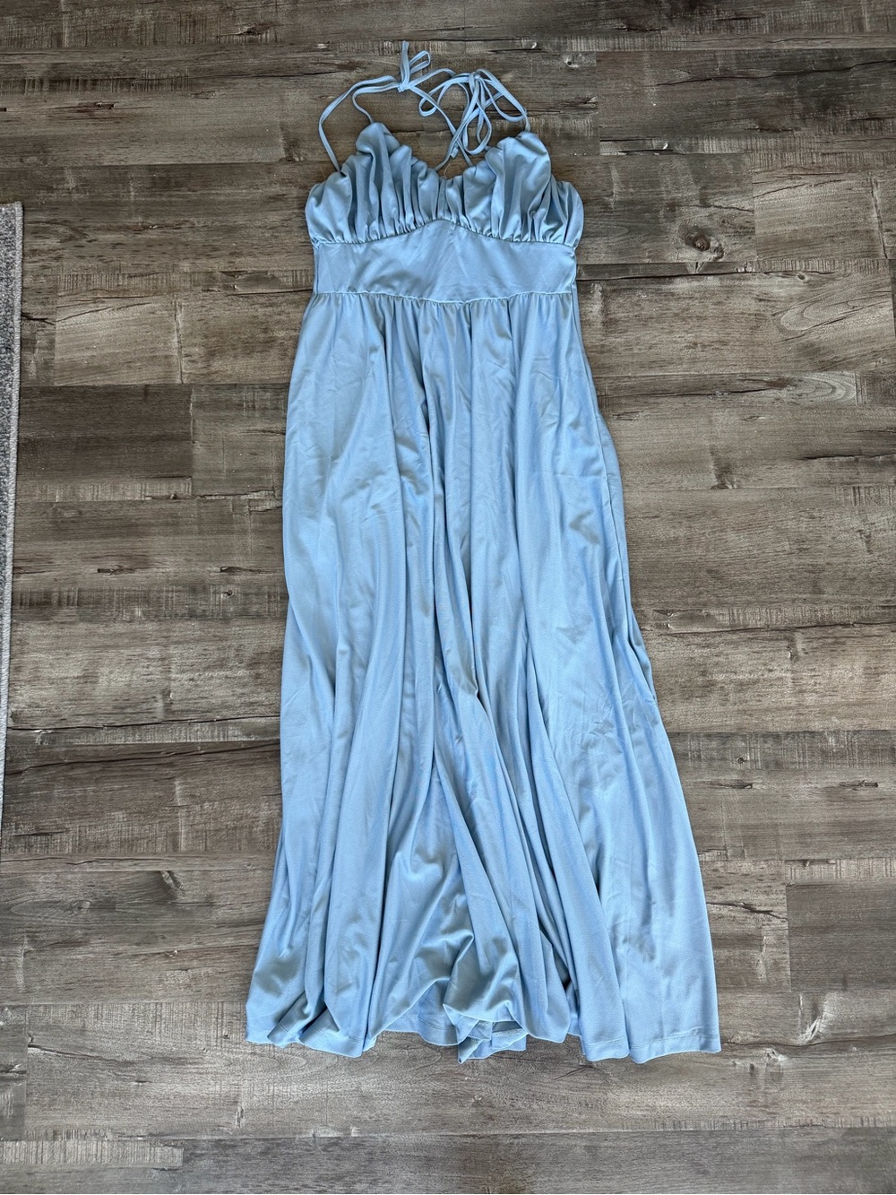 Light Blue Maxi Dress - Women's Elegant Summer Style